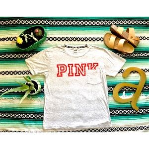✨Victoria’s Secret✨ PINK front pocket tee